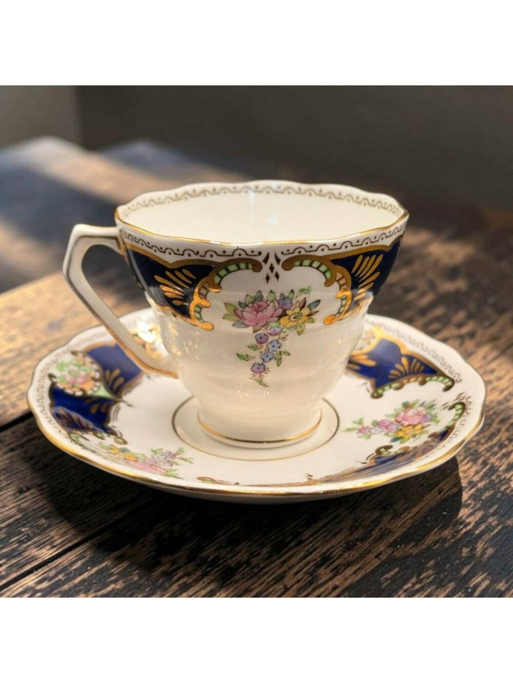 Fenton made in England Fine Bone China Tea Cup and Saucer